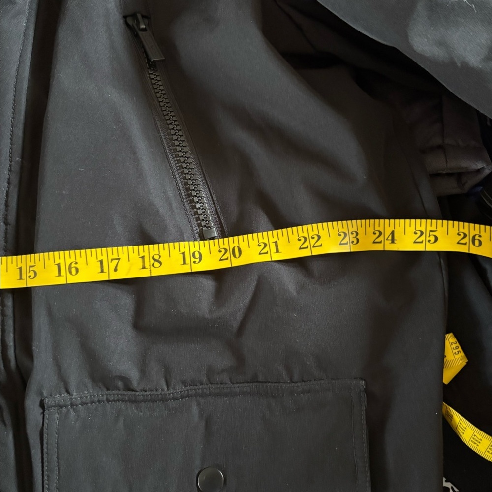 Club Room Men's Dark Puffer Jacket with Fur Trim - Picture 4 of 6